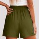 thumbnail image 5 of mfyjkho Pantalones Cortos Para Correr, Pantalones Cortos Casuales De Lino Fluidos Para Mujer, Cintura Alta, Cordón Ajustable, Bolsillos Elásticos Pantalones Cortos Para Mujer Xxl, 5 of 9