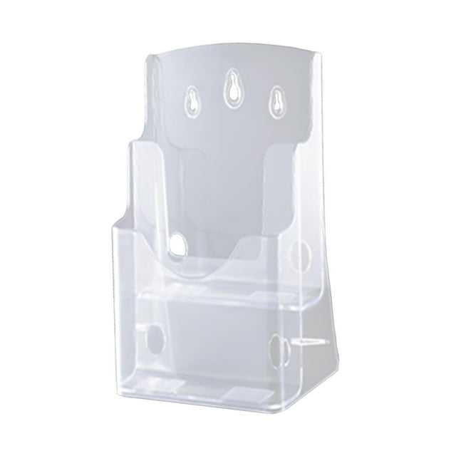 Wisewang Support de Dépliant Présentoir Magazines Menu Document Circulaire Support Rack Réception Réunion Restaurant Brochure A6 2 Niveaux