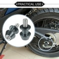 thumbnail image 2 of 1 Pair Motorbike Swingarm Spools 10mm CNC Swing Arm Spools Sliders Titanium Tone, 2 of 7