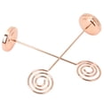 thumbnail image 2 of Desktop Card Holder, Table Card Decor Steady Semicircle Convex Design Round Metal  For Wedding Office For Anniversary Party Rose Gold,Gold, 2 of 8