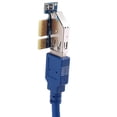 thumbnail image 1 of PCIE PCI-E PCI Express X1 to PCI Riser Card Bus Card High Efficiency Adapter Converter USB 3.0 Cable, 1 of 5