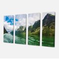thumbnail image 2 of Green Lake Sognefjord Norway - Landscape Canvas Art Print, 2 of 3