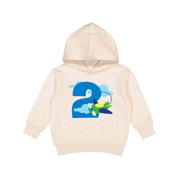 Inktastic 2nd Birthday Airplane Pilot Toddler Hoodie