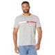 thumbnail image 1 of Camiseta Tommy Hilfiger Flag Stripe para hombre, color gris jaspeado, 1 of 1