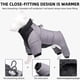 thumbnail image 3 of Ropa de invierno para perros, abrigo impermeable para perros con anilla en D, ropa cálida para mascotas para perros medianos, chaqueta para cachorros, abrigo para perros, mono de cuatro patas, 3 of 4