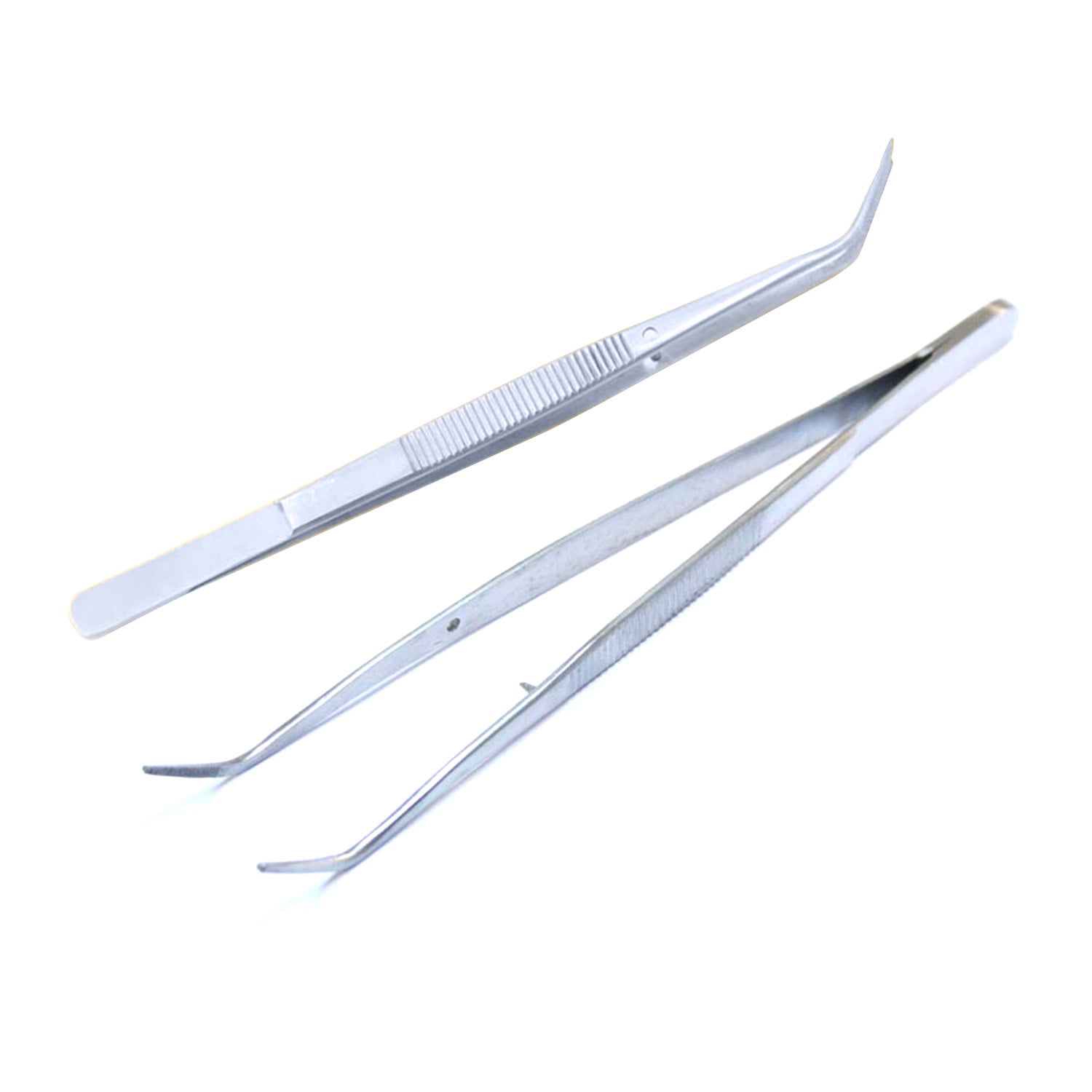 Tooltron Serger Tweezers with Serrated Tips
