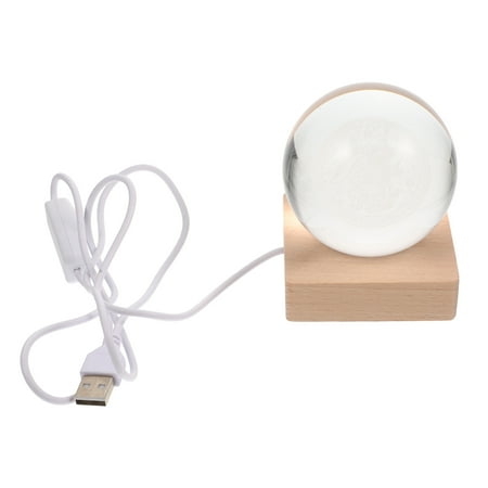 

ifundom Rabbit Crystal Ball Atmosphere Light Decorative USB Lamp Game Room Night Light