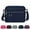 navy, variant on DEBGFS Casual Nylon Purse Handbag Crossbody Bag Waterproof Shoulder Bag with Zipper Pockets for Women (Black),navy