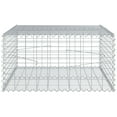 thumbnail image 2 of vidaXL Gabion Basket with Cover 100x100x50 cm Galvanised Iron, 2 of 5