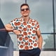 thumbnail image 4 of Fotbe Hand Drawn Tomatoes Camiseta Polo de Golf para Hombre con Estampado – Camisa Deportiva Transpirable con Cuello Abotonado-3X-Large, 4 of 6