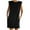 Black, variant on IROINNID Women's Sleeveless Shift Dress Round Neckline Sexy Loose Ladies Mini Dress Strapless Cap Solid Color Dress