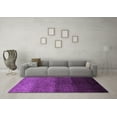 thumbnail image 3 of Ahgly Company Indoor Rectangle Abstract Purple Modern Area Rugs, 2' x 4', 3 of 4