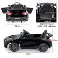 thumbnail image 3 of VOLTZ TOYS Licensed Mercedes-Benz AMG GTR 12V Kids Ride On Car - Electric Sports Car with Remote Control, LED Lights & Music - Black, 3 of 6
