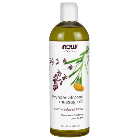 - NOW Lavender Almond Massage Oil, 16 Fl Oz