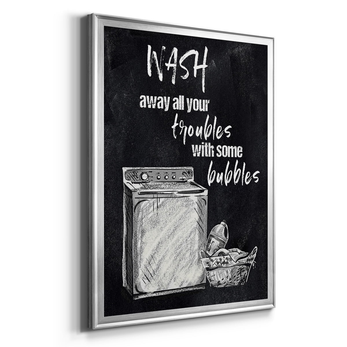 Wash Away Your Troubles Premium Framed Print - Ready to Hang