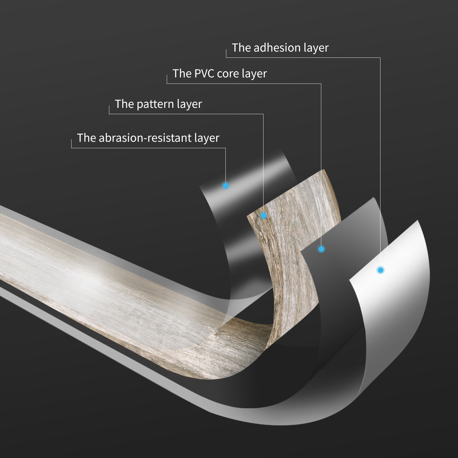 Art3d Self-Adhesive Flooring Peel and Stick Floor Tile Vinyl Wood Plank 36-Pack 54 Sq.Ft-Old Wood