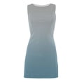 thumbnail image 5 of Women's Sleeveless Tank Ruched Casual Knee Length Bodycon Sundress Basic Fitted Dress, 5 of 5