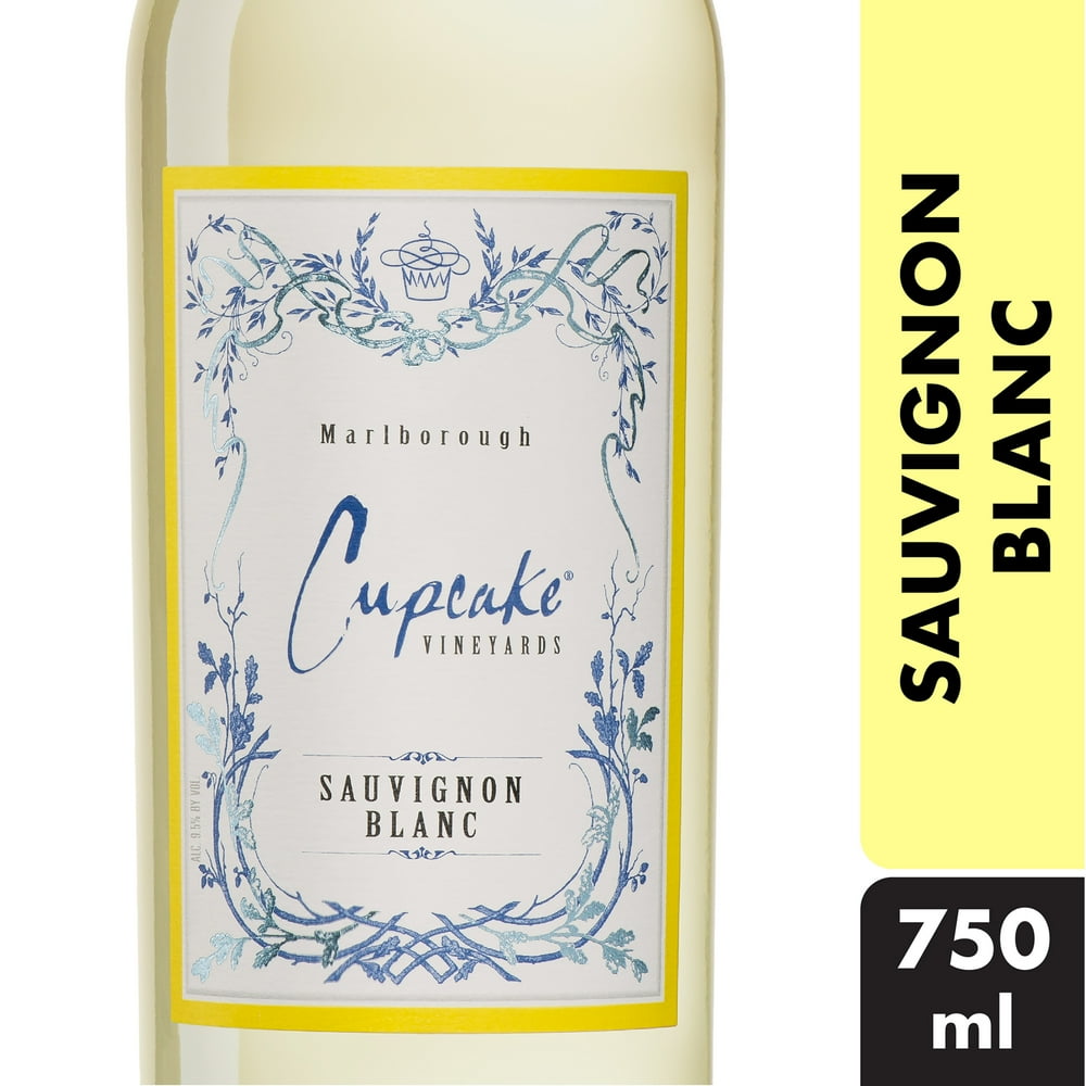 Cupcake® Vineyards Sauvignon Blanc White Wine 750ml, 2019 Marlborough, New Zealand Walmart