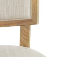 thumbnail image 4 of GDF Studio St. Steven Indoor Dining Chair, Natural+Beige, 4 of 7