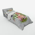 thumbnail image 2 of Ambesonne Garden Art Bedding Set 3 Pcs, Sparrows on Roses, Twin XL, Multicolor, 2 of 2