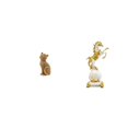 thumbnail image 1 of Figura decorativa de escritorio: estatua de gato, estatua de caballo, escultura animal, adorno de resina, arte moderno minimalista único, ideal para d, 1 of 8