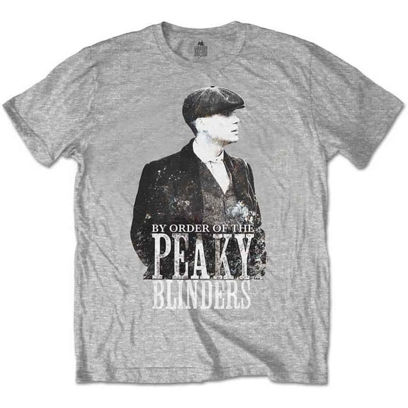 Peaky Blinders Unisex T-Shirt Grey Character (XX-Large)