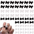 thumbnail image 1 of 200 Uds. Decoraciones artísticas de uñas con lazo 3D, accesorios coloridos para uñas con lazo, dijes de uñas con lazo 3D para diseño de Arte de uñas con parte posterior plana de resina, 1 of 5