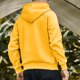 thumbnail image 4 of Sudadera con capucha para hombre, estilo informal, con capucha, color liso, mangas largas en los hombros, blusa de poliéster., 4 of 5