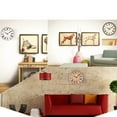 thumbnail image 6 of Howooi Vintage Dial Clock European Round Roman Numeral Silent Clock 3D Large Decorative Wall Clock for Living Room Bedroom Kitchen, 6 of 6