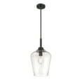 thumbnail image 3 of Matte Black One Light Pendant from the Carlton Collection, 3 of 5