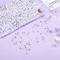 thumbnail image 2 of 1 caja de cuentas de letras, cuentas del alfabeto, 26 cuentas de letras, accesorios para hacer pulseras de joyería, 2 of 8