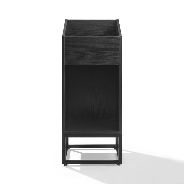 Crosley Furniture Enzo Petit Meuble de Rangement pour Disques, Noir