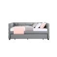 thumbnail image 2 of ACME Ebbo Daybed and Trundle in Gray Fabric, 2 of 4