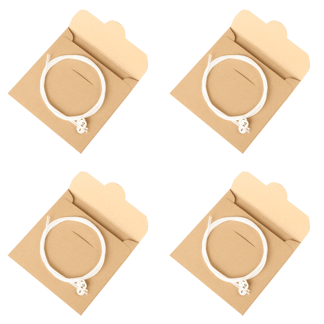 4 Unids/set Cuerdas Repuesto para 21 23 26 Pulgadas Blanco