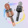 thumbnail image 4 of Wireless Karaoke Microphone with LED Lights 2-in-1 Handheld BT Mic Speaker Support TF Card Playing, 4 of 8