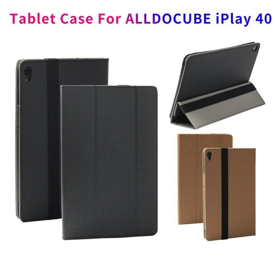 Tablet Case for IPlay40 Tablet 10.4 Inch PU Leather Case Flip Case Cover for CUBE 40 (Black)