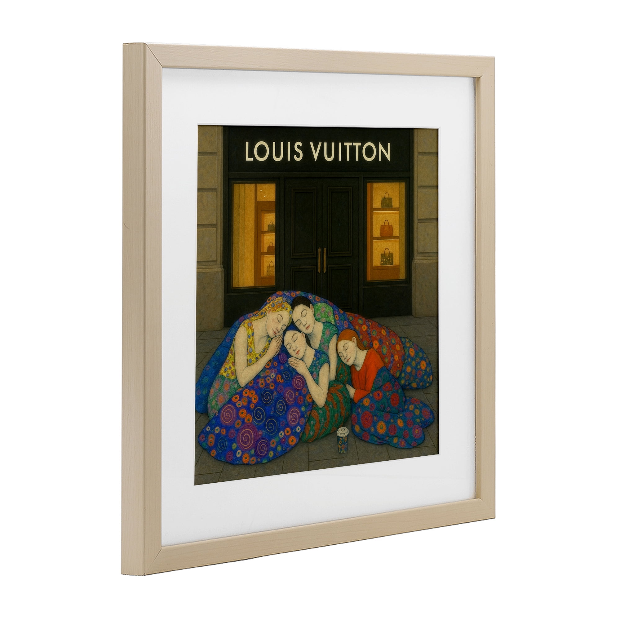 Stupell Industries Iconic Style Fashion Shop Birch Framed Print Under Glass, design by Grotto Studios