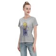 thumbnail image 4 of T-Shirt Basique à Manches Courtes pour Femmes Super Saiyan, 4 of 6