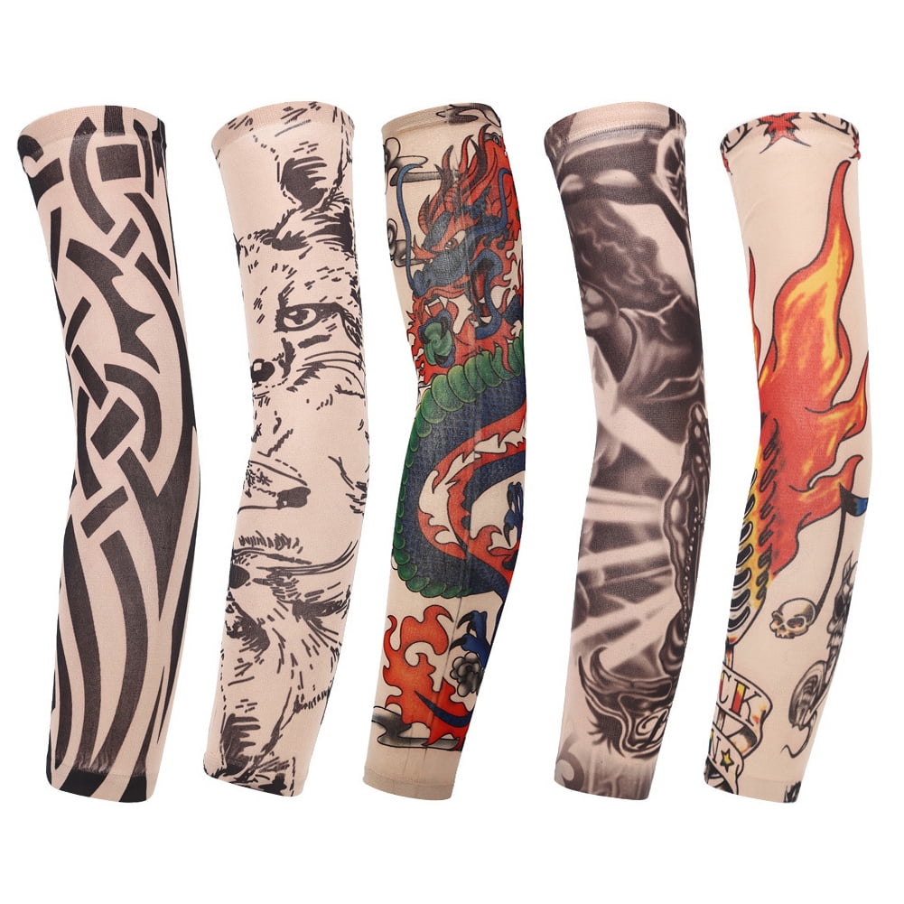 Outdoor Unisex Sports camouflage Arm Sleeve Elastic Sun UV Protection Cover 