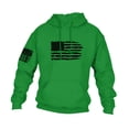 thumbnail image 2 of GIPQJK Graphic Hoodies for Men American Flag Design Sweatshirts Fall Fashion 2024 Big and Tall Pullover Tops with Pockets,Green 4XL, 2 of 5