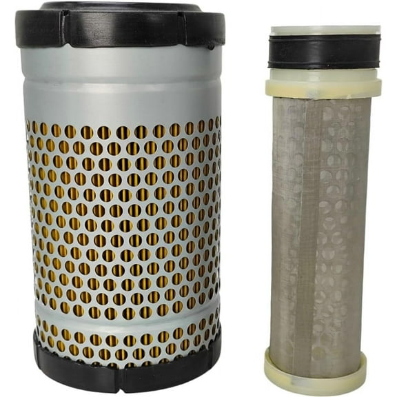 Air Filter Set 1G319-11210 K7591-82360 Compatible with Kubota Tractor B3350 Excavator U27-4CA Utility Vehicle RTV-X1100 RTV-X1120 RTV-X1140 RTV-X900