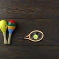 thumbnail image 4 of SHISUYAN 1 Set Mini House Tennis Racket and Tennis Model Mini Ornament Photo Prop, 4 of 8