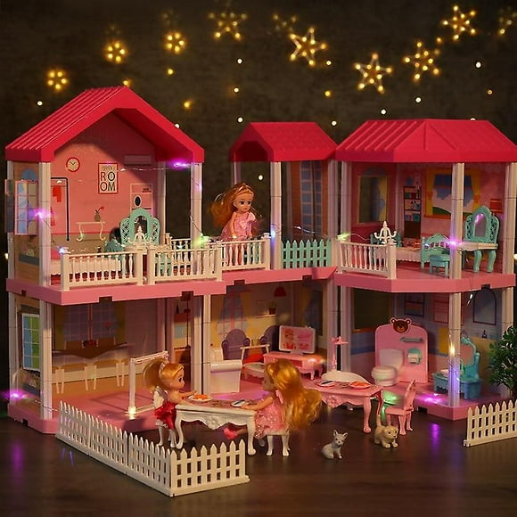 Princess Castle Set- Dollhouse Model, Play House Toy