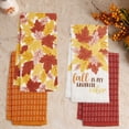 thumbnail image 3 of RITZ 100% Cotton Harvest Kitchen Towels, Set of 4, More Falling Layers Dish Towels Set, 3 of 6