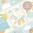 thumbnail image 2 of Baby Shower Thank You Cards Assortment, 50-count | Hand-illustrated 5 Designs, Envelopes Included, Bulk Variety Pack (classic), 2 of 5