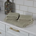 thumbnail image 2 of DEMMEX Organic Turkish Cotton Waffle Hand Towels, Set of 2 – Large 20x30 in, Ultra Soft, Lightweight & Quick Dry, Luxury Bathroom & Kitchen Towels – OEKO-TEX Certified (Beige), 2 of 6