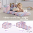 thumbnail image 3 of Dream On Me Nestle Kids Single Flip Out Sofa, Tie Dye, 3 of 18
