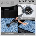 thumbnail image 3 of Yspwyqan Car Trunk Mat for SUV, All Season Cargo Liner, Blue Boho Mandala Gripped Backing Wipeable Rear, Stylish Auto Interior Accessory Fits Most Sedans SUVs Wagons, 3 of 7