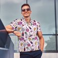 thumbnail image 4 of Fotbe Wine Camiseta Polo de Golf para Hombre con Estampado – Camisa Deportiva Transpirable con Cuello Abotonado-X-Large, 4 of 6