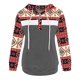 thumbnail image 5 of Sudaderas con capucha para mujer, sudadera con capucha azteca para mujer, suéter con estampado geométrico, camiseta de manga larga con cuello de tortuga, jersey con cordón, sudaderas con bolsillo Fridja fhghd3039, 5 of 6